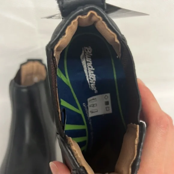 NEW NWT Blundstone 782 Executive Slip On Safety Boot LEATHER CHELSEA PULL ON - Picture 7 of 8